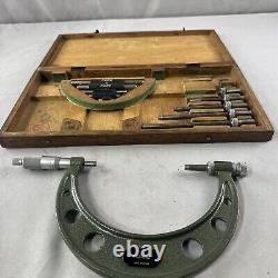 Mitutoyo 0-6 Digital Outside Micrometer Set Machinist Inspection Tools