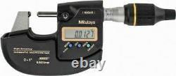 Mitutoyo 0 to 25.4mm Standard Electronic Outside Micrometer 0.000005 Resolut