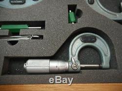 Mitutoyo 103-931 Micrometer Set. 0001 Range 0 4 Complete With Original Box