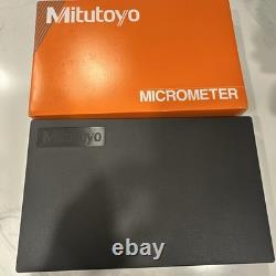 Mitutoyo 104 139A 0-100mm Outside Micrometer with Interchangeable Anvils New