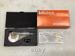 Mitutoyo 114-161 3 Flute V-anvil Micrometer 1-15mm