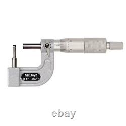 Mitutoyo 115-313 Tube Micrometer, 0-1 In, 0.0001 In