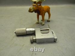 Mitutoyo 117-107 Interchangeable Anvil Micrometer 0-1 Friction Thimble