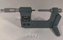 Mitutoyo #121-132 0-2 Digital Bench Micrometer 50mm Metric & SAE Machinist
