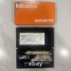 Mitutoyo 141-205 Inside Micrometer, 0.01mm Resolution, 50-200mm Range Japan