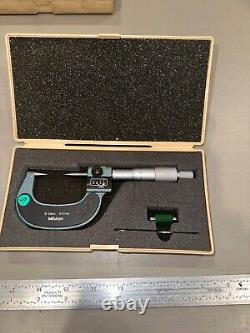 Mitutoyo 142-201 Point Digital Micrometer. 0-255mm 0.01mm