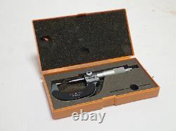 Mitutoyo 142-225 Point Digital Micrometer 0-1, 0.001 Grad, Original Box Tested