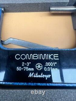 Mitutoyo 159-103 COMBIMIKE Digital Outside Micrometers 50-75mm 2-3 Japan