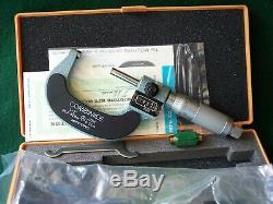 Mitutoyo 159-212 1-2 Combimike Digital Outside Micrometer. 0001/. 01mm. New