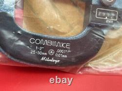 Mitutoyo 159-212 Combimike Digital Micrometer 1-2 VINTAGE! No case