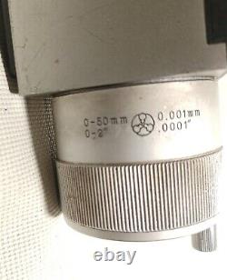 Mitutoyo 164-135 Micrometer Head. (0-50 mm, 0.001mm) TESTED