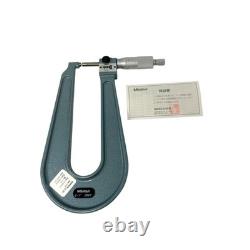 Mitutoyo 189-129 Digit Sheet Metal Micrometer 0-1.0001 6 Deep Throat Japan