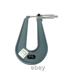 Mitutoyo 189-129 Digit Sheet Metal Micrometer 0-1.0001 6 Deep Throat Japan