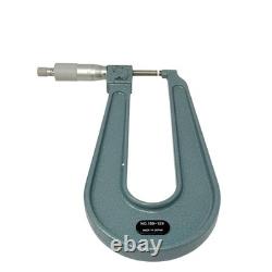 Mitutoyo 189-129 Digit Sheet Metal Micrometer 0-1.0001 6 Deep Throat Japan