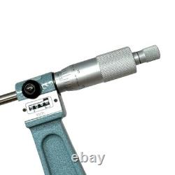 Mitutoyo 189-129 Digit Sheet Metal Micrometer 0-1.0001 6 Deep Throat Japan
