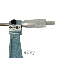 Mitutoyo 189-129 Digit Sheet Metal Micrometer 0-1.0001 6 Deep Throat Japan