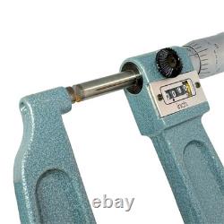 Mitutoyo 189-129 Digit Sheet Metal Micrometer 0-1.0001 6 Deep Throat Japan