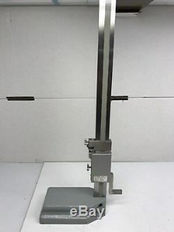 Mitutoyo 18'' 570-114 Digital Height Gage Micrometer 0.01-450mm/. 0005-18'