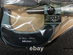 Mitutoyo 193-102 Digit Outside Micrometer, 25-50 mm (METRIC)