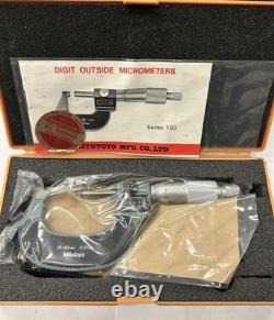 Mitutoyo 193-102 Digit Outside Micrometer 25-50mm Range, 0.01mm Graduation