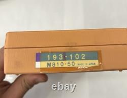 Mitutoyo 193-102 Digit Outside Micrometer 25-50mm Range, 0.01mm Graduation