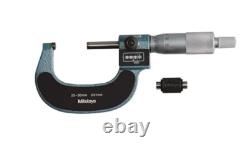 Mitutoyo 193-111 Digit Outside Micrometer 0-25mm Range, 0.001mm Graduation