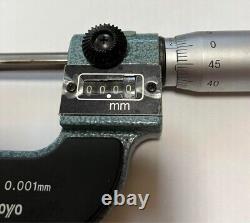 Mitutoyo 193-111 Digit Outside Micrometer Ratchet Stop 0-25Mm Range 0.001mm JP