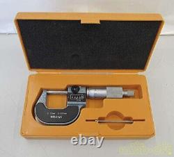 Mitutoyo 193-111 Digit Outside Micrometer Ratchet Stop 0-25Mm Range 0.001mm used