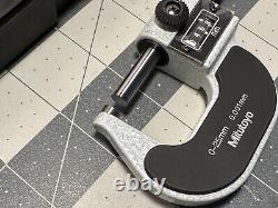 Mitutoyo 193-111 Digit Outside Micrometer Ratchet Stop 0-25mm Range, 0.001mm