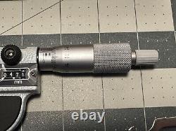Mitutoyo 193-111 Digit Outside Micrometer Ratchet Stop 0-25mm Range, 0.001mm