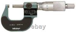 Mitutoyo 193-111 Digital Micrometer, Outside, 0 To 25Mm