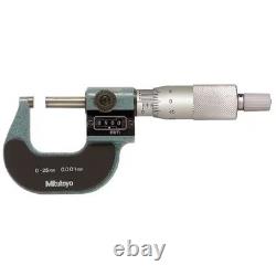 Mitutoyo 193-111 Digital Micrometer, Outside, 0 To 25Mm
