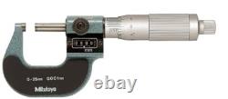 Mitutoyo 193-112 M820-50 25-50mm Range Digit Outside Micrometer Ratchet Stop