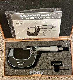Mitutoyo 193-112 Metric Digit Outside Micrometer 25-50mm 0.001mm Machinist Tool