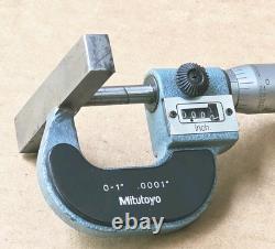 Mitutoyo 193-211 Digit Outside Micrometer 0-1 Range