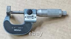 Mitutoyo 193-211 Digit Outside Micrometer 0-1 Range