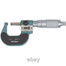 Mitutoyo 193-211 Digit Outside Micrometer 0-1 Range, 0.0001 Graduations