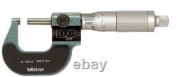 Mitutoyo 193-211 Rolling Digital Outside Micrometer, 0-1 Range. 0001