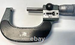 Mitutoyo 193-212 Rolling Digital Outside Micrometer, 1-2 Range. 0001