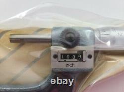 Mitutoyo 193-212 Rolling Digital Outside Micrometer 1-2 Range. 0001 NEW
