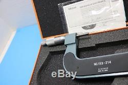 Mitutoyo 193-214 Mechanical Digital Outside Micrometer & Set-Range3 4