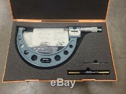 Mitutoyo 193-216 Digital Counter Micrometer 5-6.0001 Carbide Face