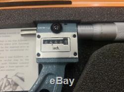 Mitutoyo 193-216 Digital Counter Micrometer 5-6.0001 Carbide Face