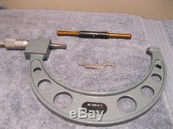 Mitutoyo 193-217 Digit Micrometer 6-7 Carbide. 0001 No Engravings Machinist