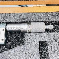 Mitutoyo 193-220 Outside Micrometer 9-10 Mechanical Counter + Wood Case Read