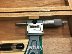 Mitutoyo 193-222 Digit Outside Micrometer 11-12 Range, 0.0001 Graduation