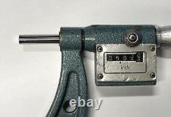 Mitutoyo 193-416 Rolling Digital Outside Micrometer, 5-6 Range. 0001