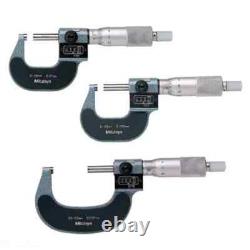 Mitutoyo 193-901 Digital Outside Micrometer Set 0-75mm (193-101/102/103)