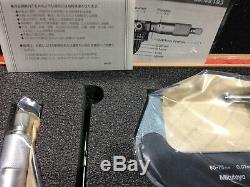 Mitutoyo 193-901 Metric Digital Outside Micrometer 3-Piece Set+Case inc