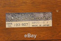 Mitutoyo 193-927 Micrometer Set 6-12 Range. 0001 Standards analog digital